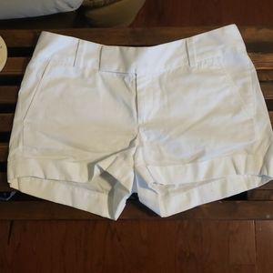 Lilly Pulitzer White Cuffed Shorts